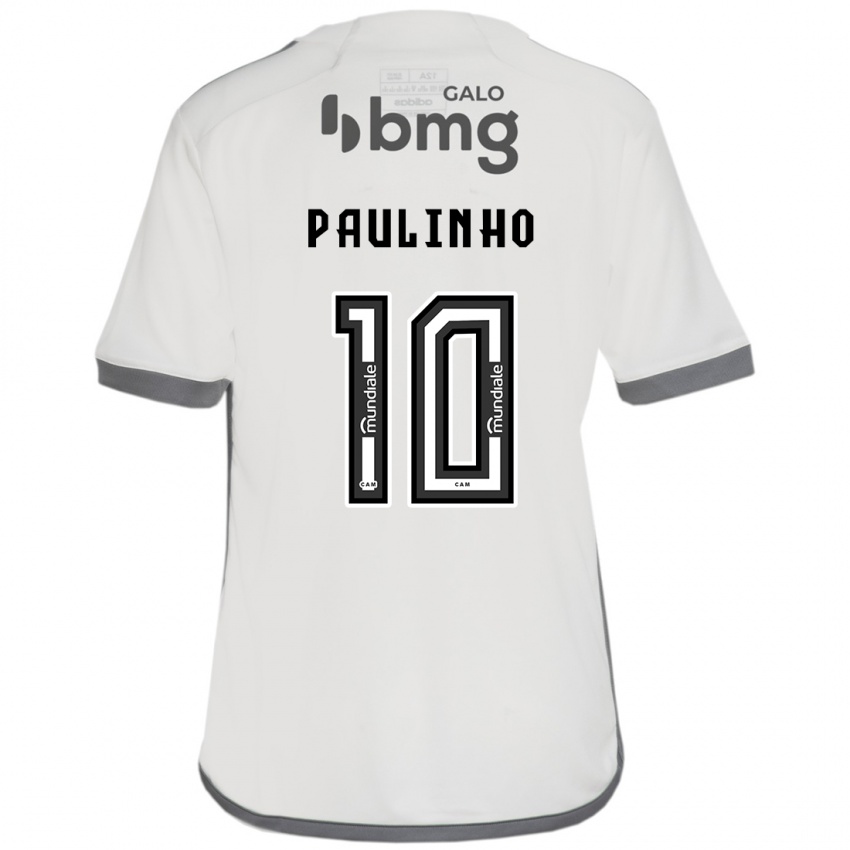 Herren Paulinho #10 Cremefarben Auswärtstrikot Trikot 2024/25 T-Shirt