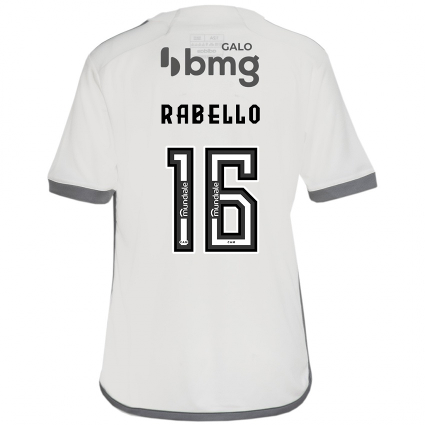 Herren Igor Rabello #16 Cremefarben Auswärtstrikot Trikot 2024/25 T-Shirt