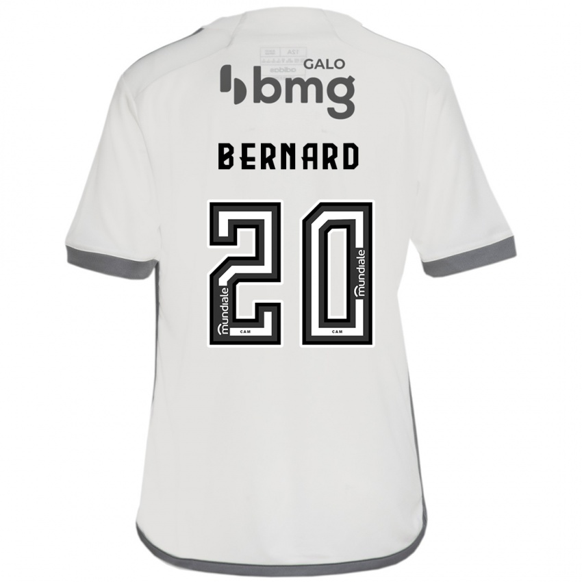 Herren Bernard #20 Cremefarben Auswärtstrikot Trikot 2024/25 T-Shirt