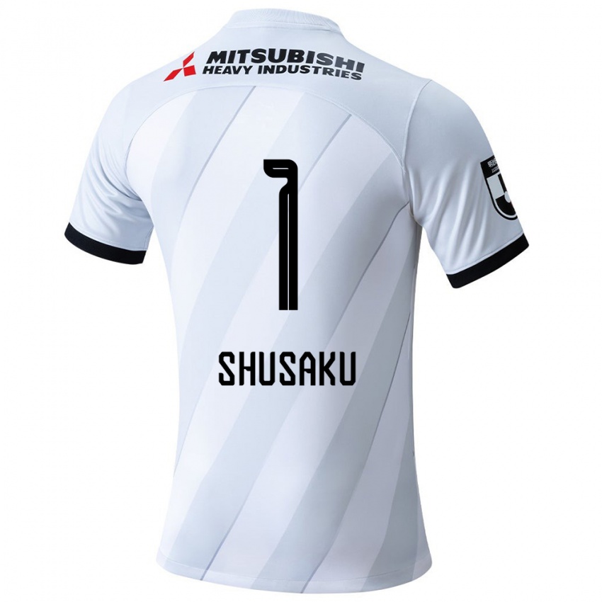 Herren Shusaku Nishikawa #1 Weiß Grau Auswärtstrikot Trikot 2024/25 T-Shirt