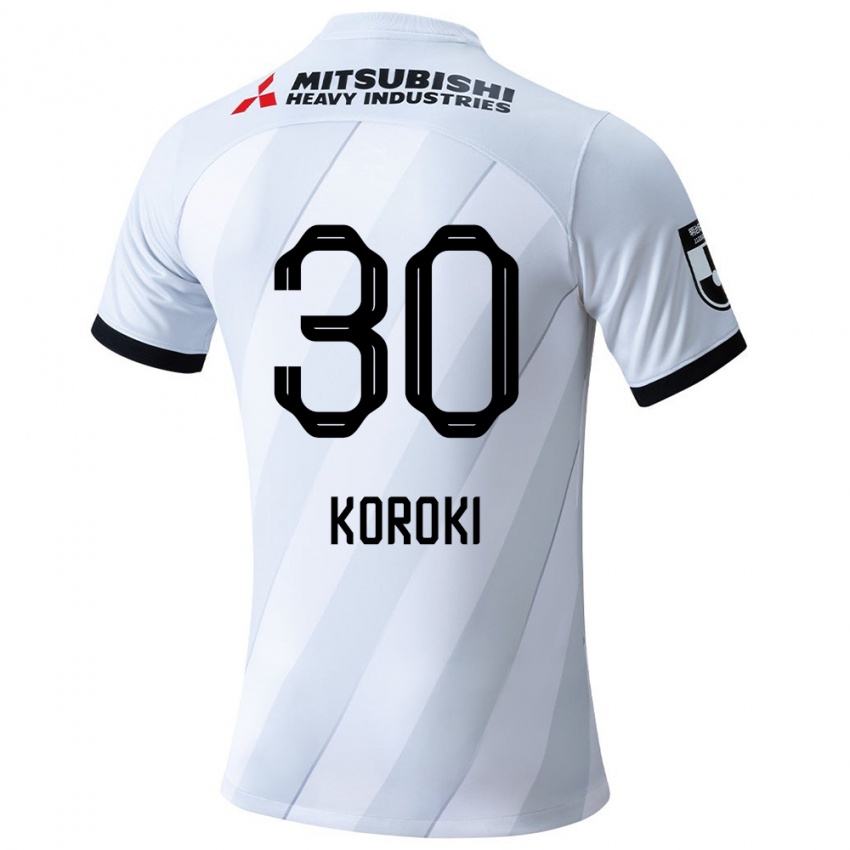 Herren Shinzo Koroki #30 Weiß Grau Auswärtstrikot Trikot 2024/25 T-Shirt