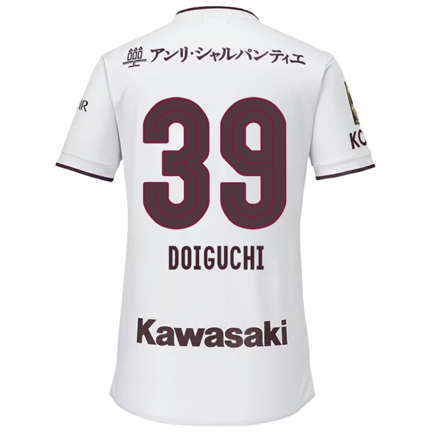 Herren Ritsu Doiguchi #39 Weiß Rot Auswärtstrikot Trikot 2024/25 T-Shirt