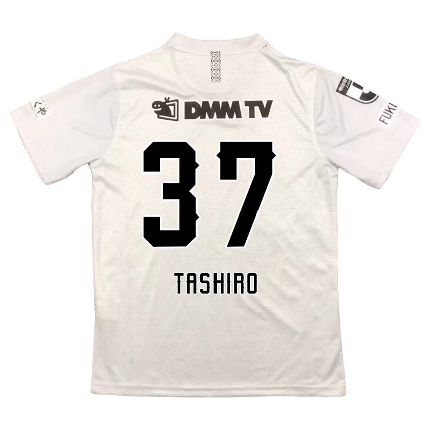 Herren Masaya Tashiro #37 Grauschwarz Auswärtstrikot Trikot 2024/25 T-Shirt