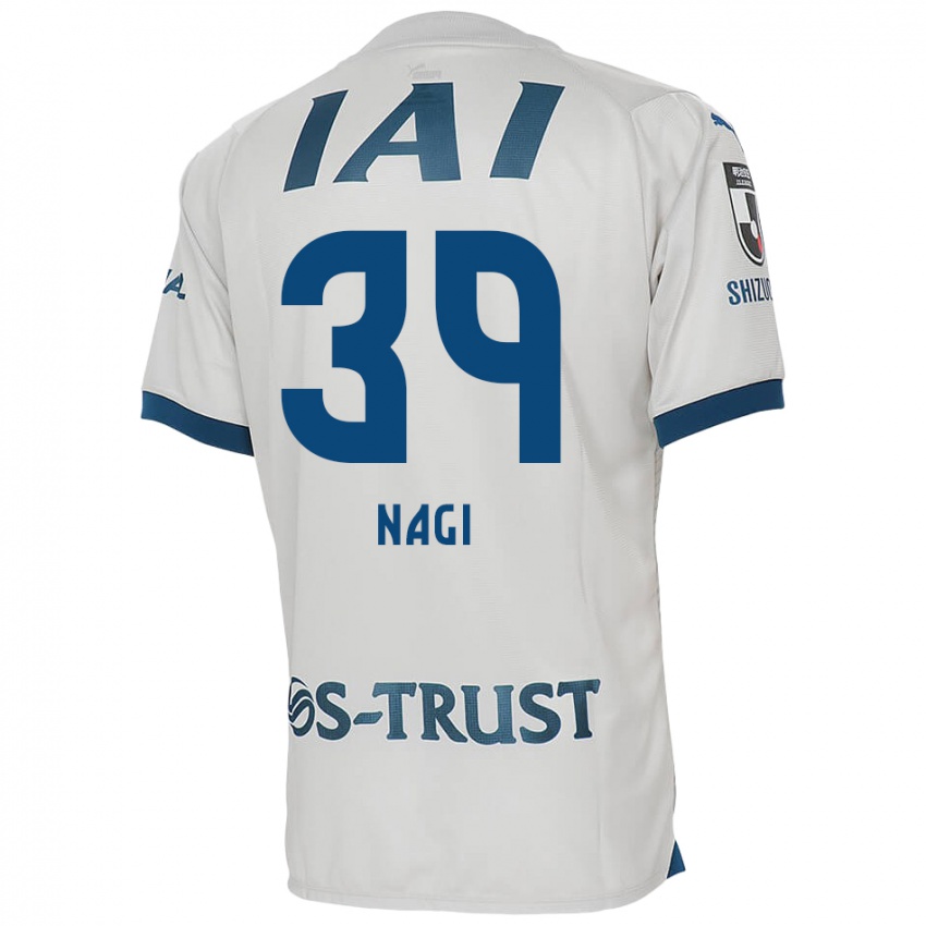 Herren Nagi Kawatani #39 Weiß Blau Auswärtstrikot Trikot 2024/25 T-Shirt