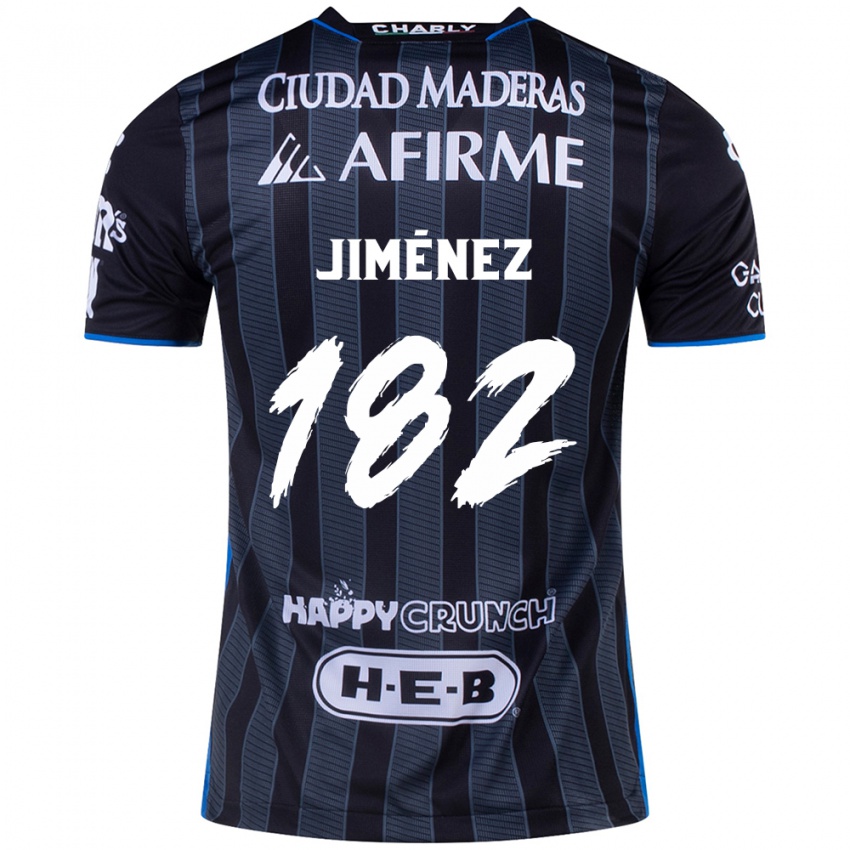 Herren Carlos Jiménez #182 Weiß Schwarz Auswärtstrikot Trikot 2024/25 T-Shirt