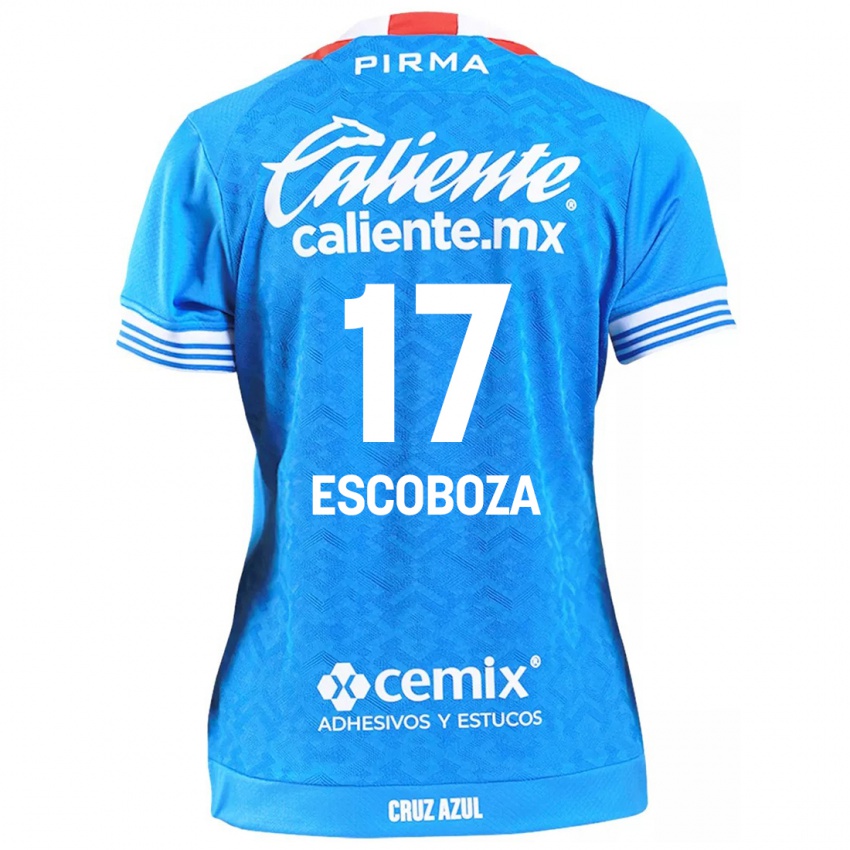 Damen Alonso Escoboza #17 Himmelblau Heimtrikot Trikot 2024/25 T-Shirt