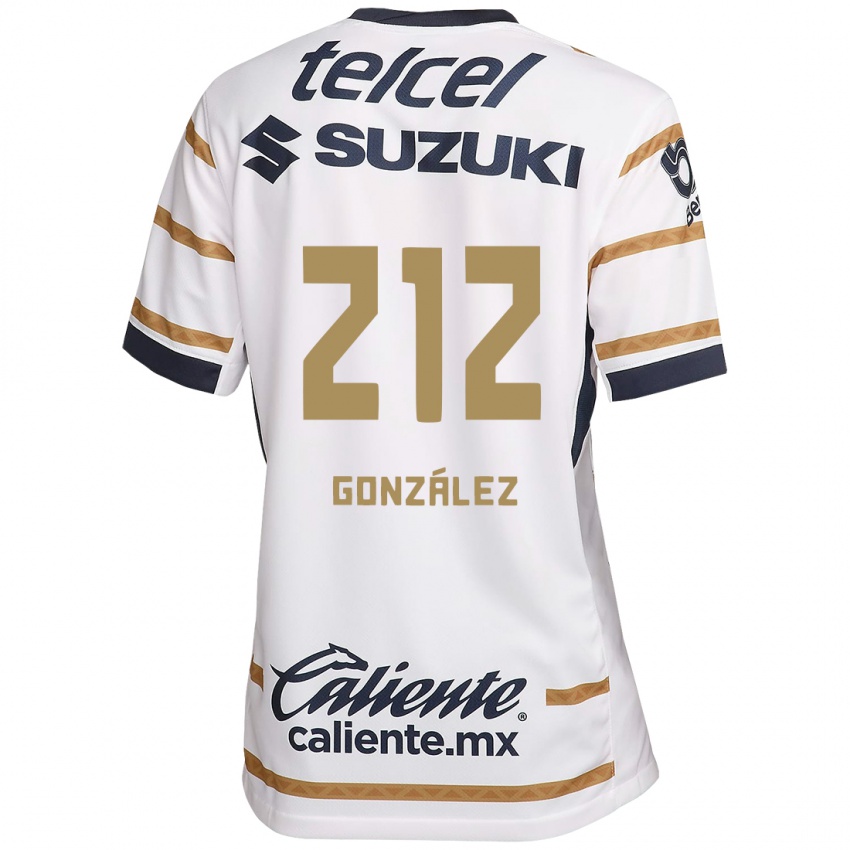 Damen José González #212 Weißer Obsidian Heimtrikot Trikot 2024/25 T-Shirt