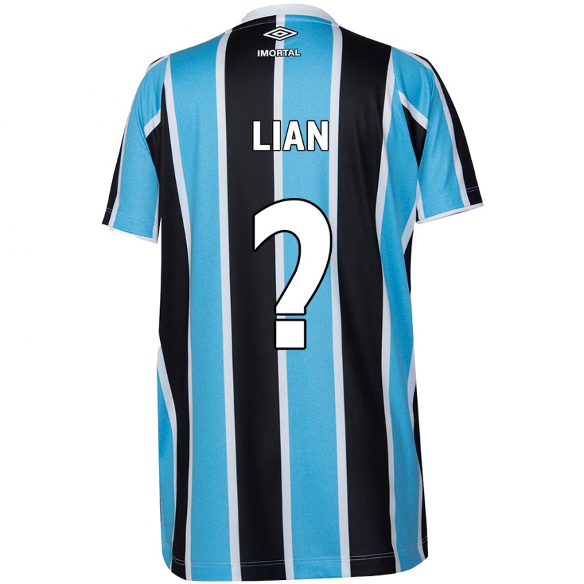 Damen Lian #0 Blau Schwarz Weiß Heimtrikot Trikot 2024/25 T-Shirt