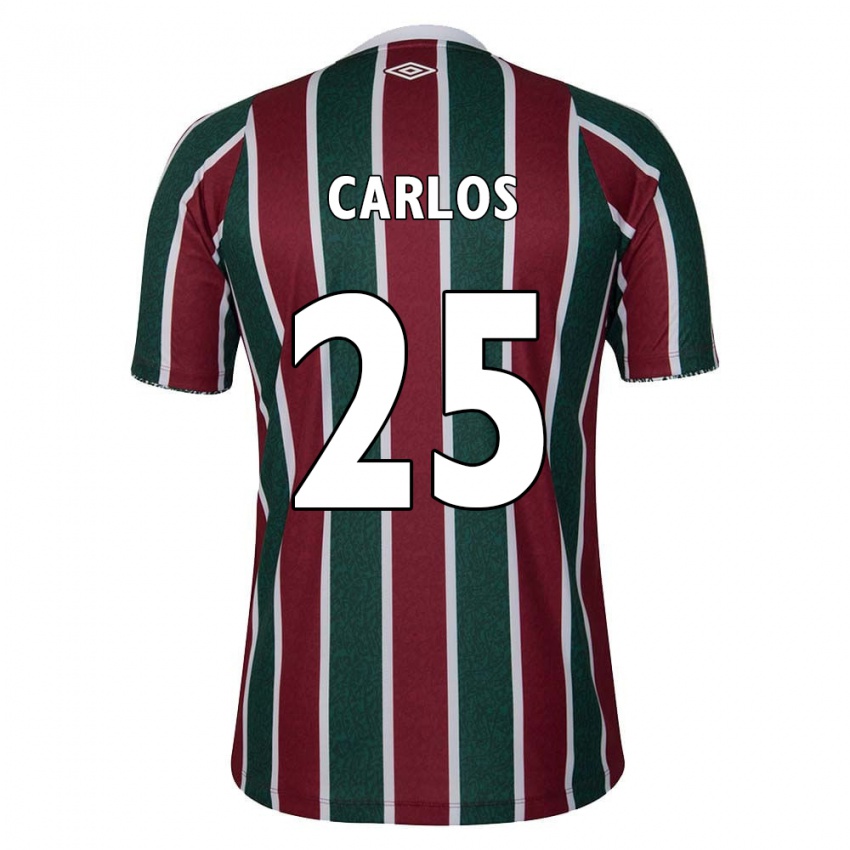 Damen Antônio Carlos #25 Grün Kastanienbraun Weiß Heimtrikot Trikot 2024/25 T-Shirt