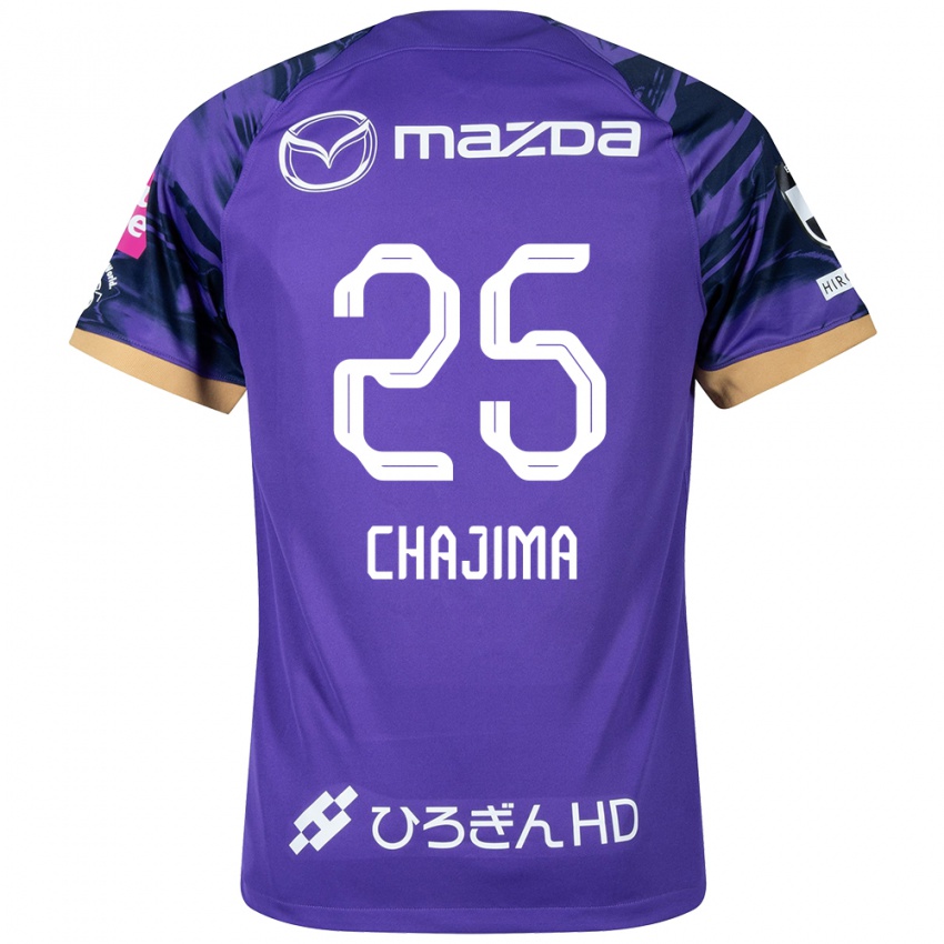 Damen Yusuke Chajima #25 Lila Weiß Heimtrikot Trikot 2024/25 T-Shirt