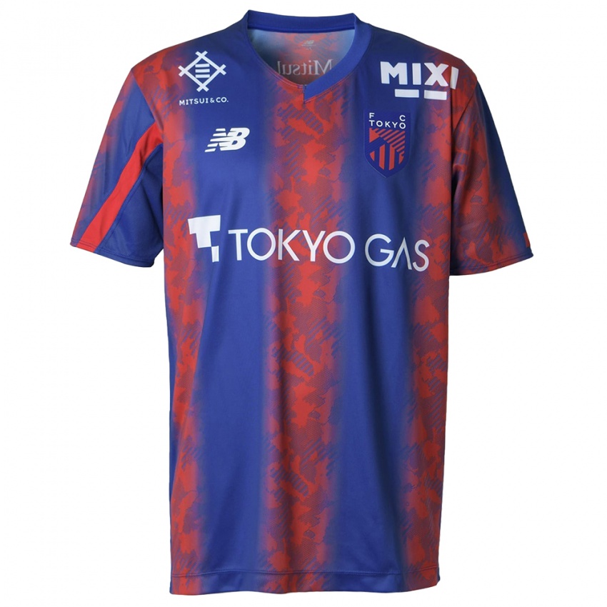 Damen Keigo Higashi #10 Blau Rot Heimtrikot Trikot 2024/25 T-Shirt