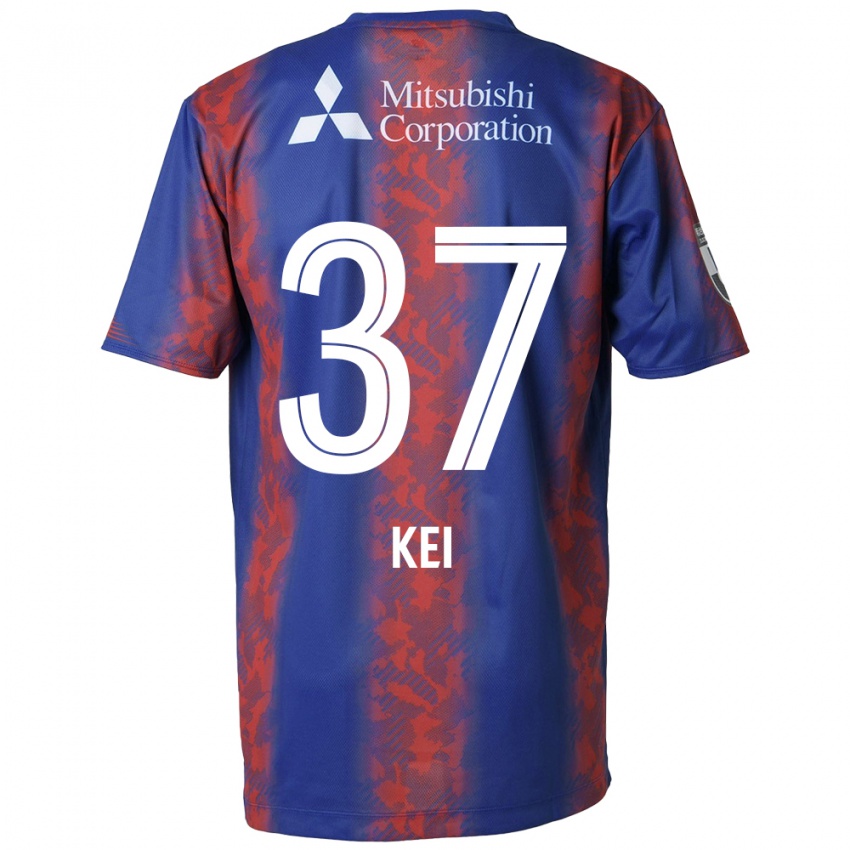 Damen Kei Koizumi #37 Blau Rot Heimtrikot Trikot 2024/25 T-Shirt