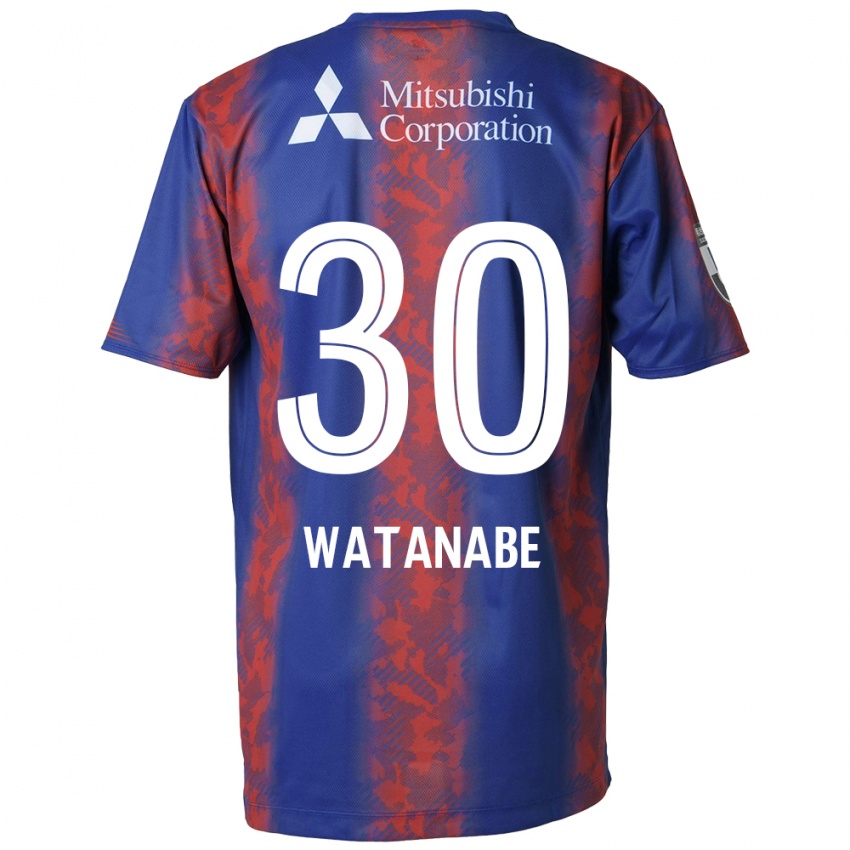 Damen Matthew Watanabe #30 Blau Rot Heimtrikot Trikot 2024/25 T-Shirt