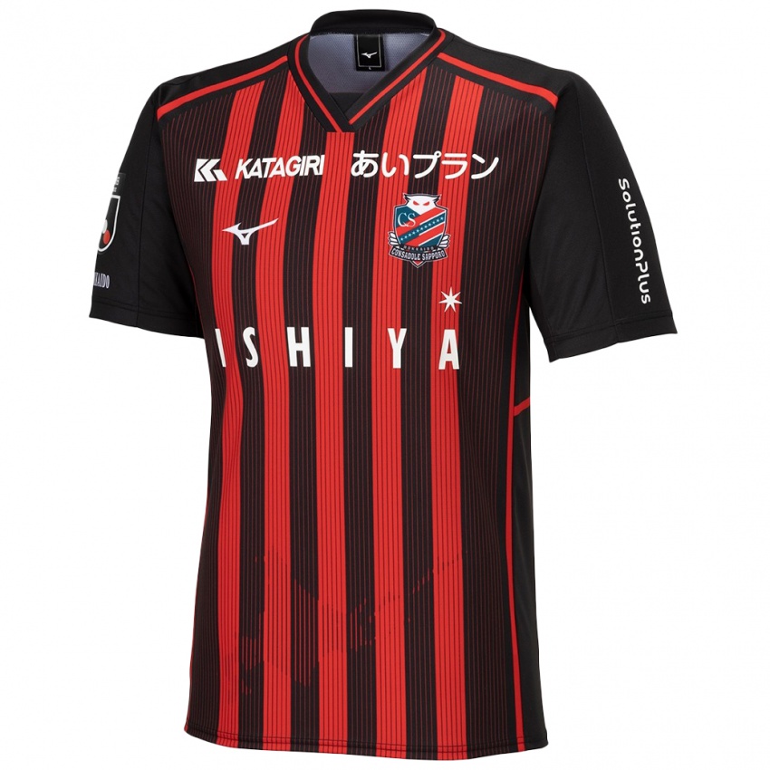 Damen Hiroki Miyazawa #10 Rot Schwarz Heimtrikot Trikot 2024/25 T-Shirt