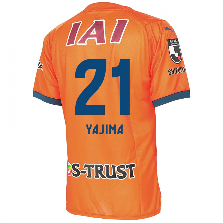 Damen Shinya Yajima #21 Orange Blau Heimtrikot Trikot 2024/25 T-Shirt