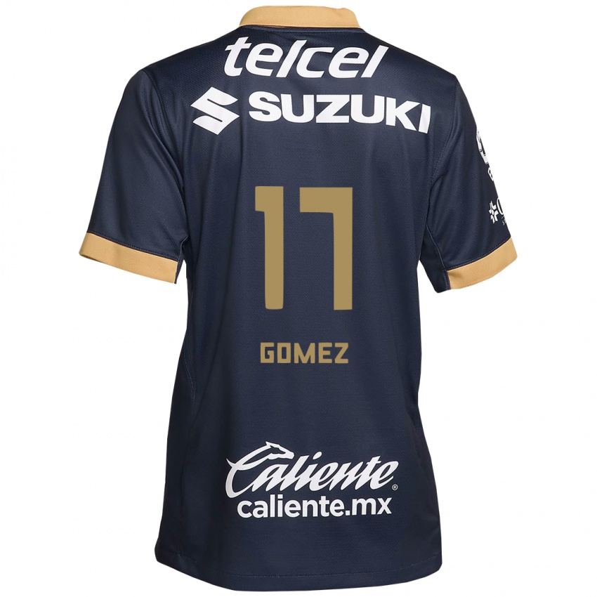 Damen Diana Gomez #17 Obsidian Gold Weiß Auswärtstrikot Trikot 2024/25 T-Shirt