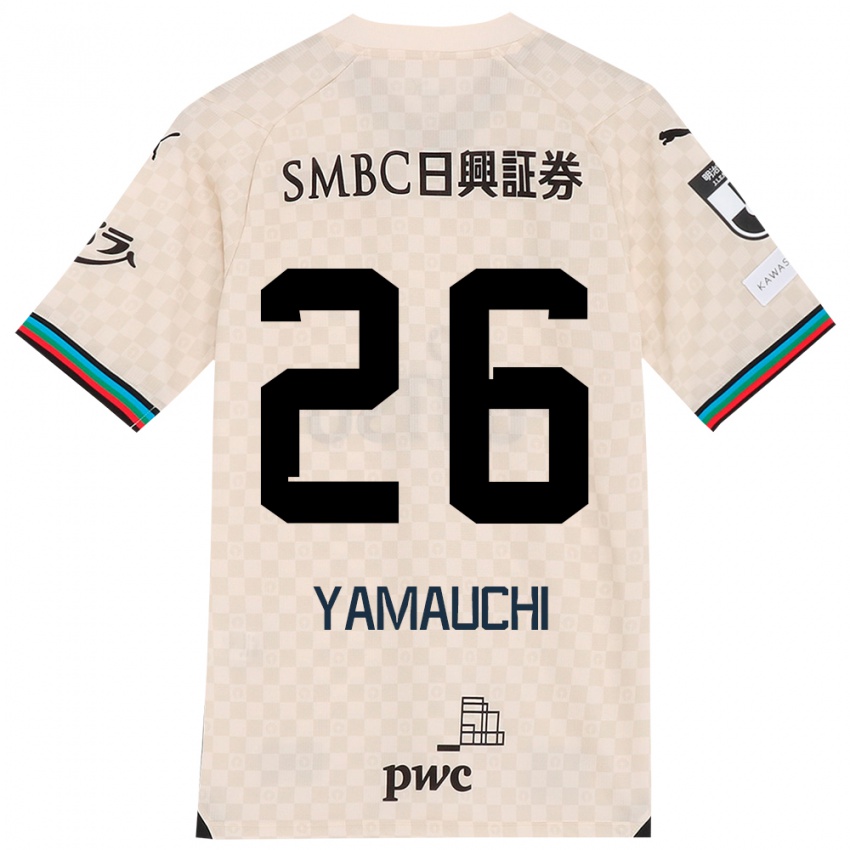 Damen Hinata Yamauchi #26 Weiß Grau Auswärtstrikot Trikot 2024/25 T-Shirt