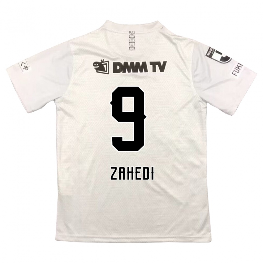 Damen Shahab Zahedi #9 Grauschwarz Auswärtstrikot Trikot 2024/25 T-Shirt