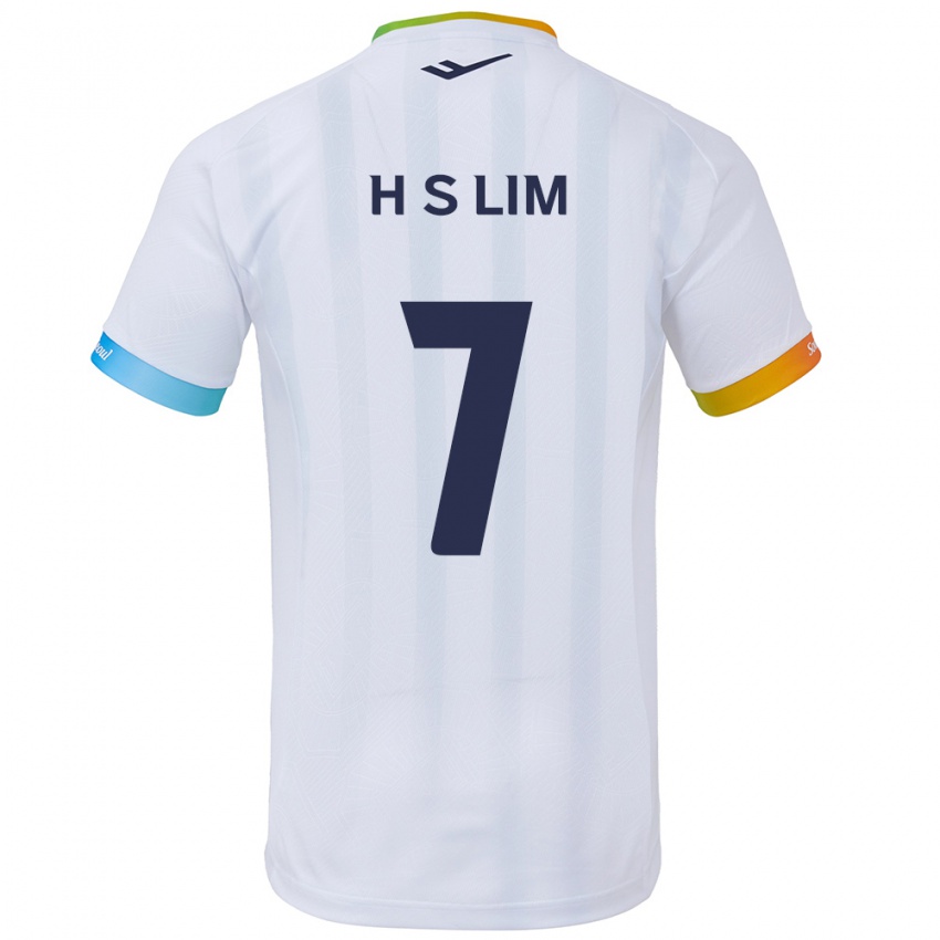 Damen Sang-Hyub Lim #7 Weiß Blau Auswärtstrikot Trikot 2024/25 T-Shirt