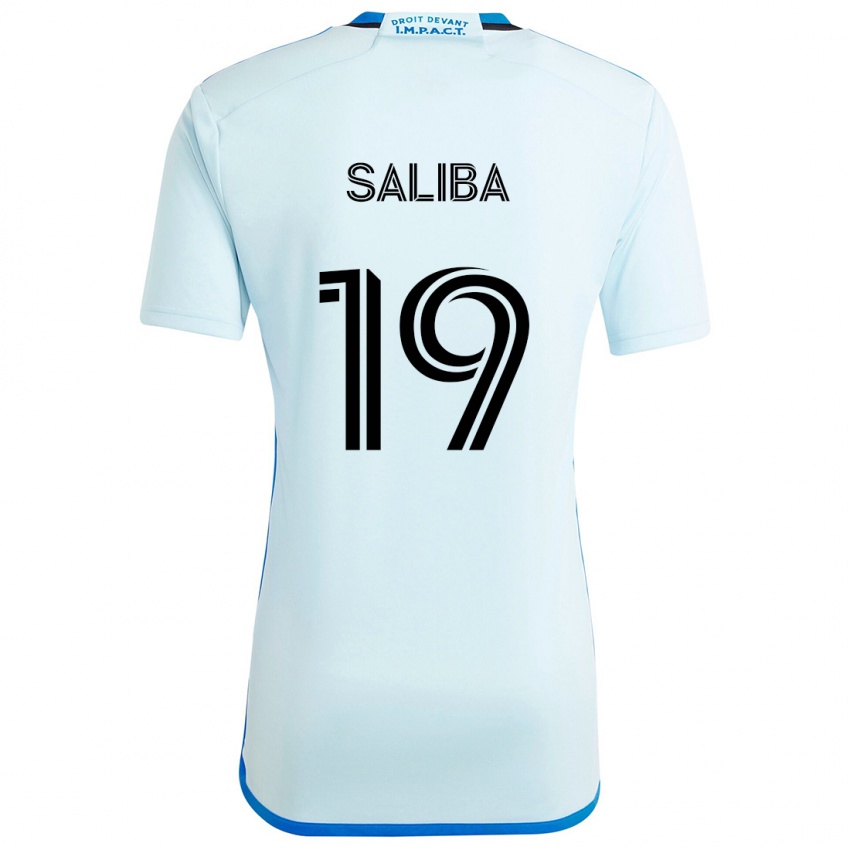 Damen Nathan-Dylan Saliba #19 Eisblau Auswärtstrikot Trikot 2024/25 T-Shirt