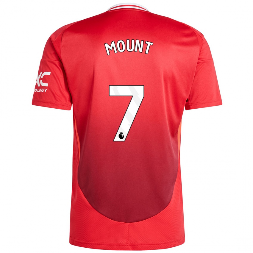 Kinder Mason Mount #7 Hellrot Heimtrikot Trikot 2024/25 T-Shirt