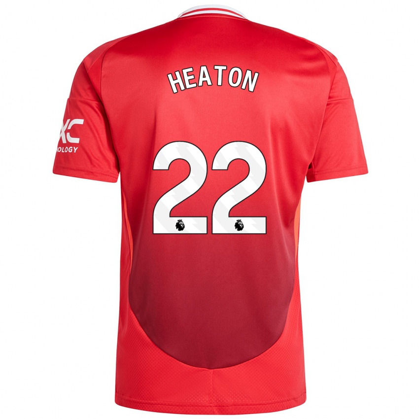 Kinder Tom Heaton #22 Hellrot Heimtrikot Trikot 2024/25 T-Shirt