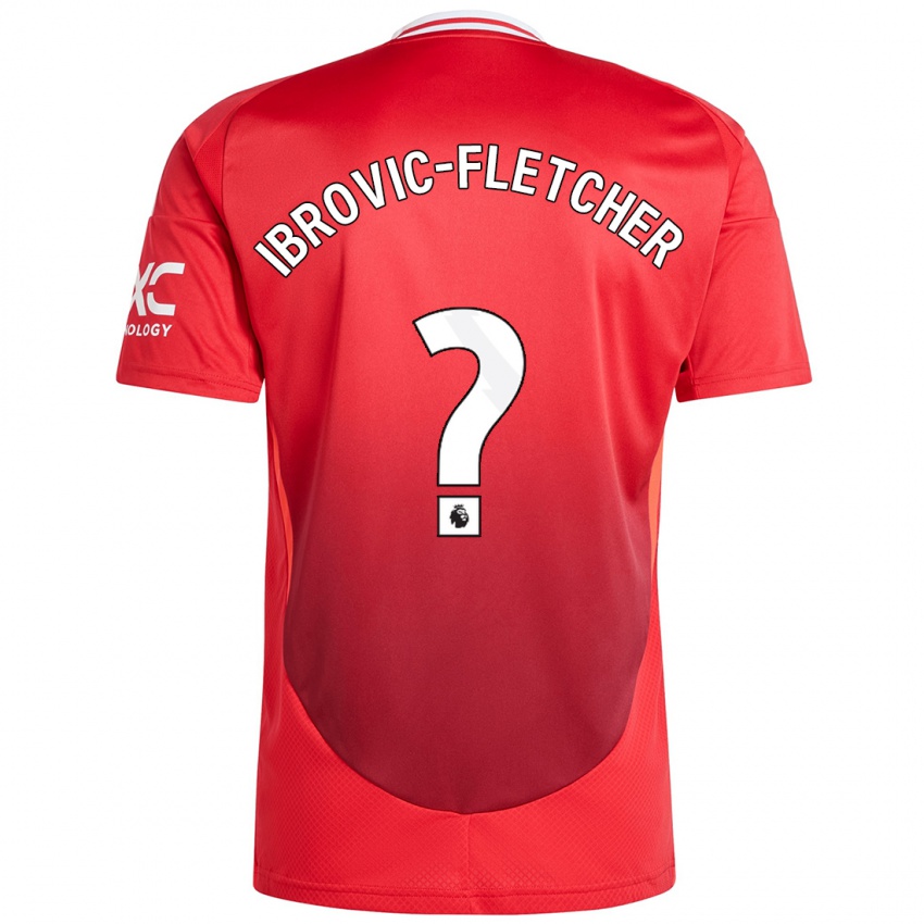 Kinder Edward Ibrovic-Fletcher #0 Hellrot Heimtrikot Trikot 2024/25 T-Shirt