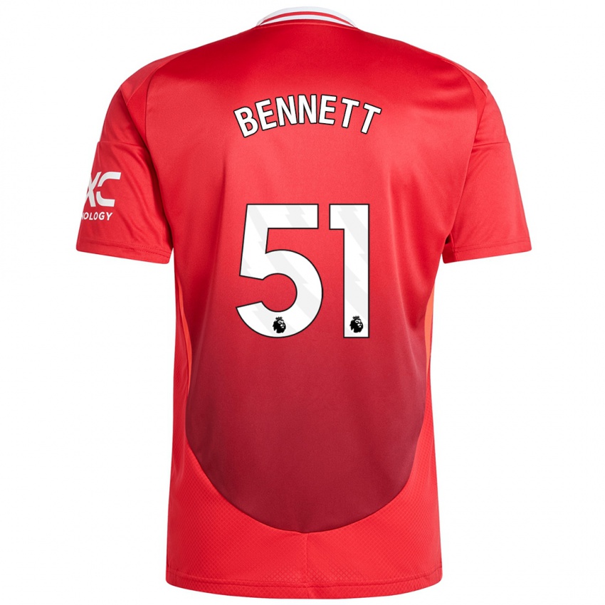 Kinder Rhys Bennett #51 Hellrot Heimtrikot Trikot 2024/25 T-Shirt