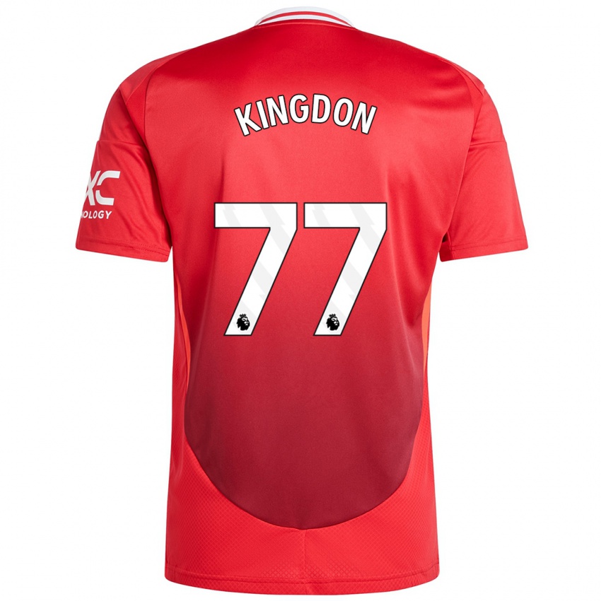 Kinder Jack Kingdon #77 Hellrot Heimtrikot Trikot 2024/25 T-Shirt