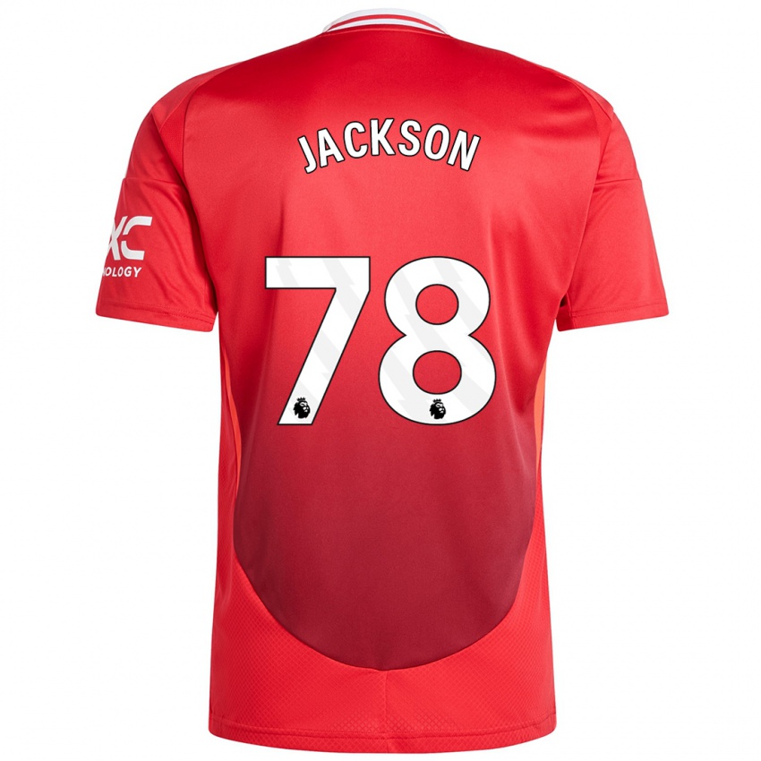 Kinder Louis Jackson #78 Hellrot Heimtrikot Trikot 2024/25 T-Shirt