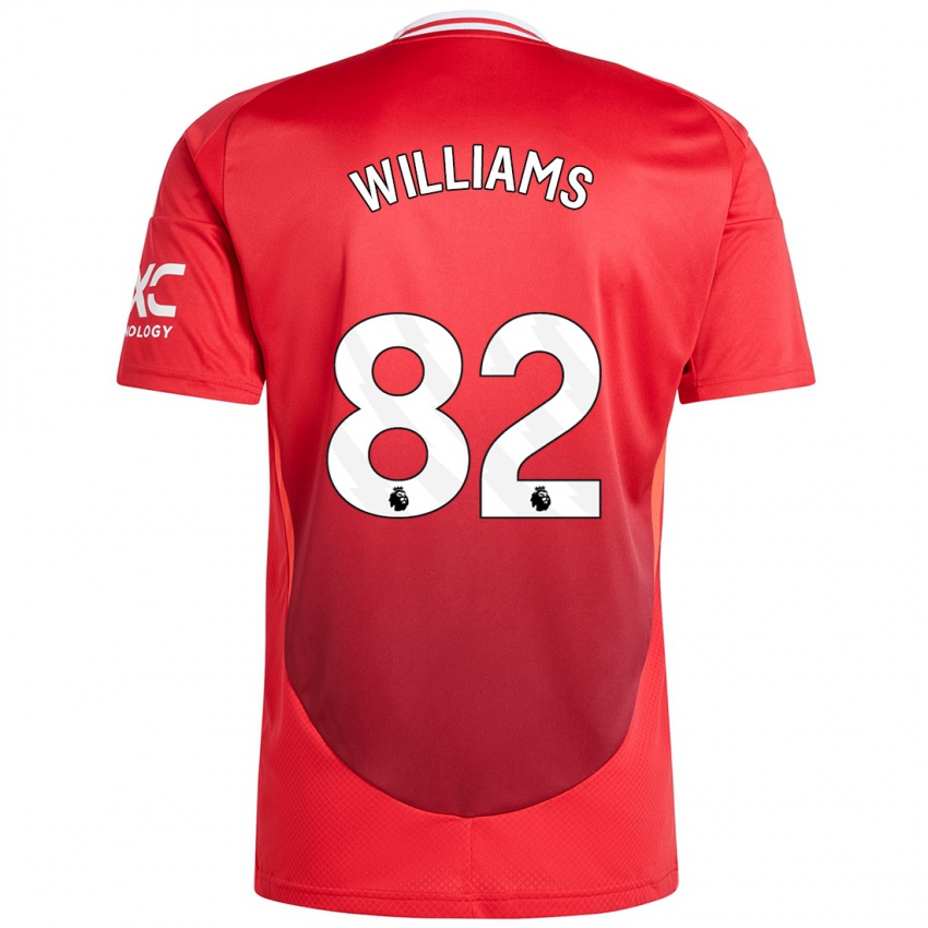 Kinder Ethan Williams #82 Hellrot Heimtrikot Trikot 2024/25 T-Shirt