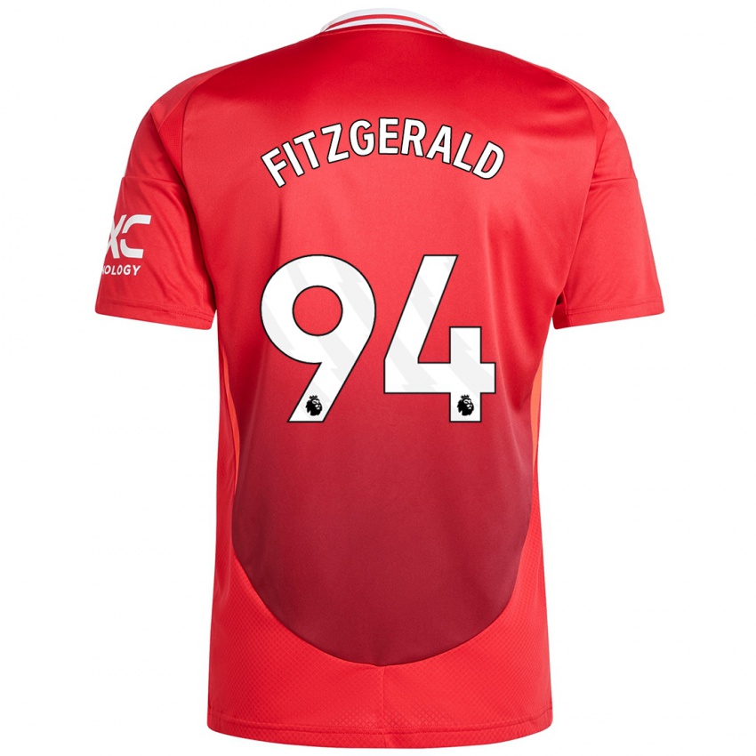 Kinder Jayce Fitzgerald #94 Hellrot Heimtrikot Trikot 2024/25 T-Shirt