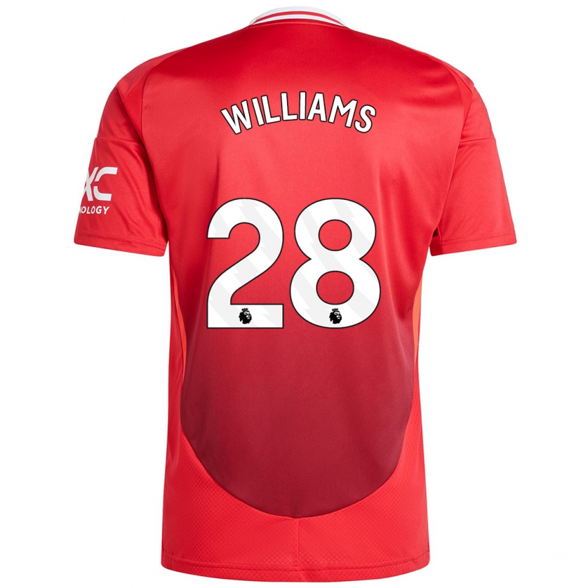 Kinder Rachel Williams #28 Hellrot Heimtrikot Trikot 2024/25 T-Shirt