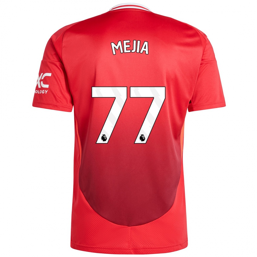 Kinder Mateo Mejia #77 Hellrot Heimtrikot Trikot 2024/25 T-Shirt