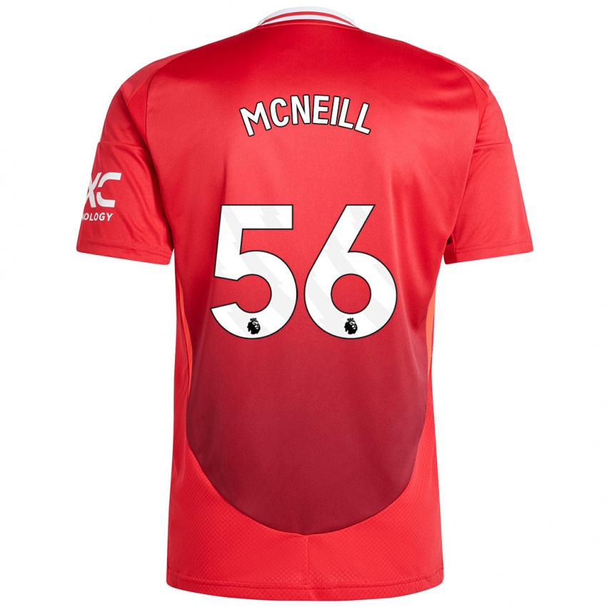 Kinder Charlie Mcneill #56 Hellrot Heimtrikot Trikot 2024/25 T-Shirt