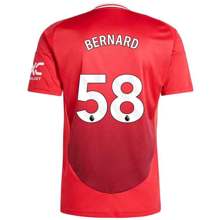 Kinder Bernard #58 Hellrot Heimtrikot Trikot 2024/25 T-Shirt