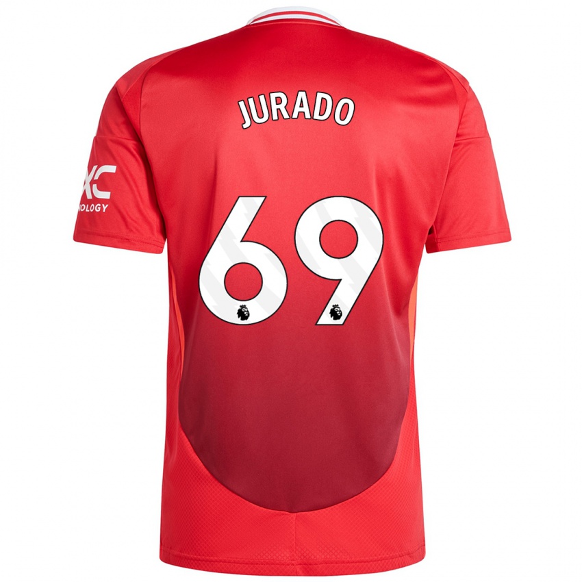 Kinder Marc Jurado #69 Hellrot Heimtrikot Trikot 2024/25 T-Shirt