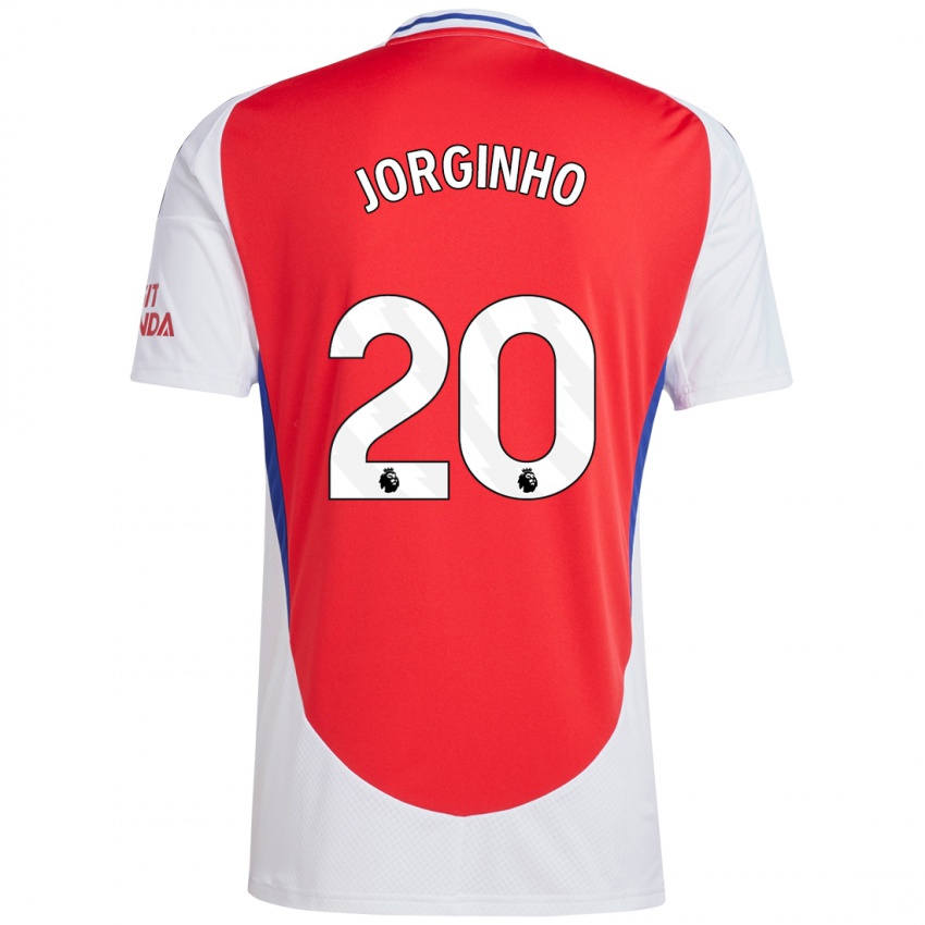 Kinder Jorginho #20 Rot Weiß Heimtrikot Trikot 2024/25 T-Shirt