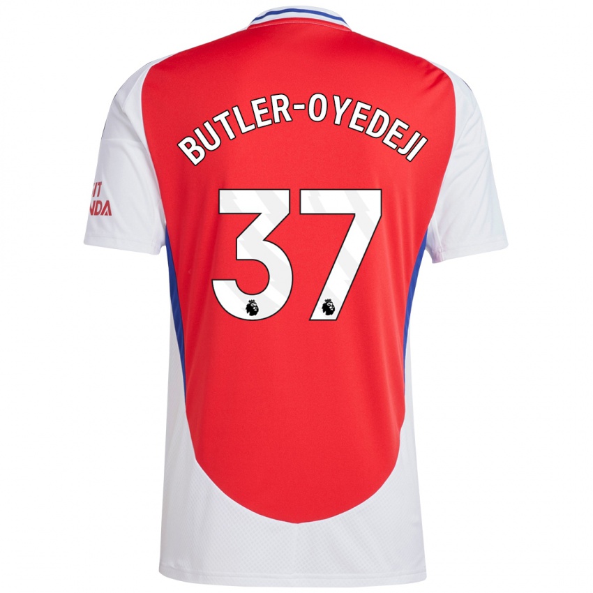 Kinder Nathan Butler-Oyedeji #37 Rot Weiß Heimtrikot Trikot 2024/25 T-Shirt