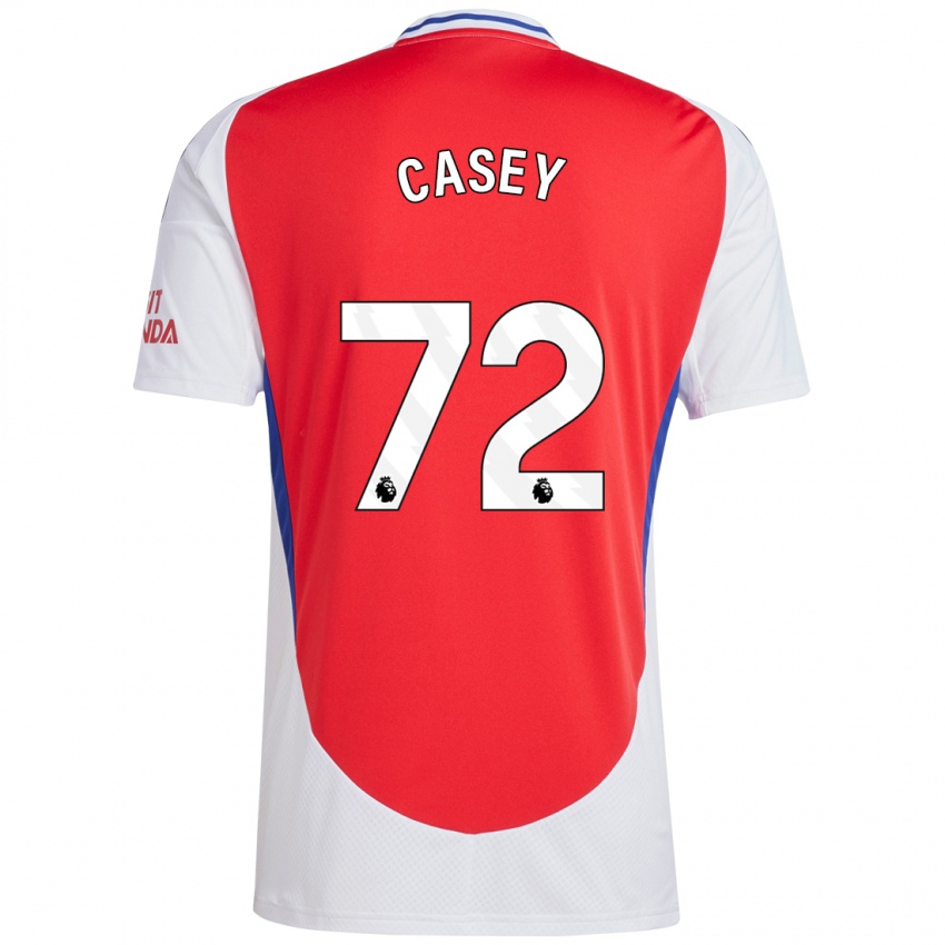 Kinder Dan Casey #72 Rot Weiß Heimtrikot Trikot 2024/25 T-Shirt