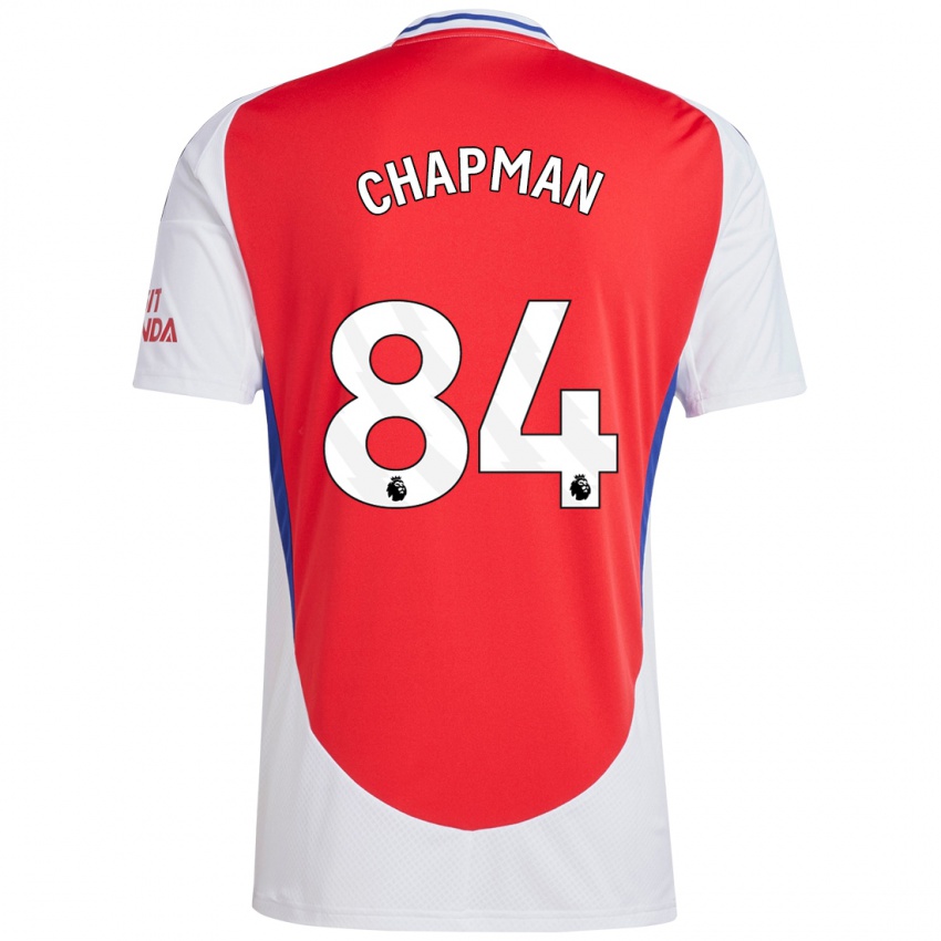 Kinder Samuel Chapman #84 Rot Weiß Heimtrikot Trikot 2024/25 T-Shirt