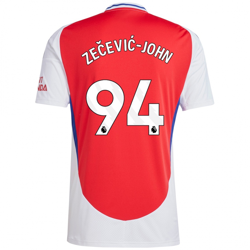 Kinder Louis Zečević-John #94 Rot Weiß Heimtrikot Trikot 2024/25 T-Shirt