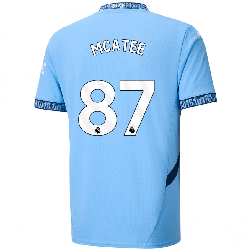 Kinder James Mcatee #87 Marineblau Heimtrikot Trikot 2024/25 T-Shirt