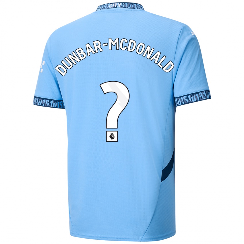 Kinder Christian Dunbar-Mcdonald #0 Marineblau Heimtrikot Trikot 2024/25 T-Shirt