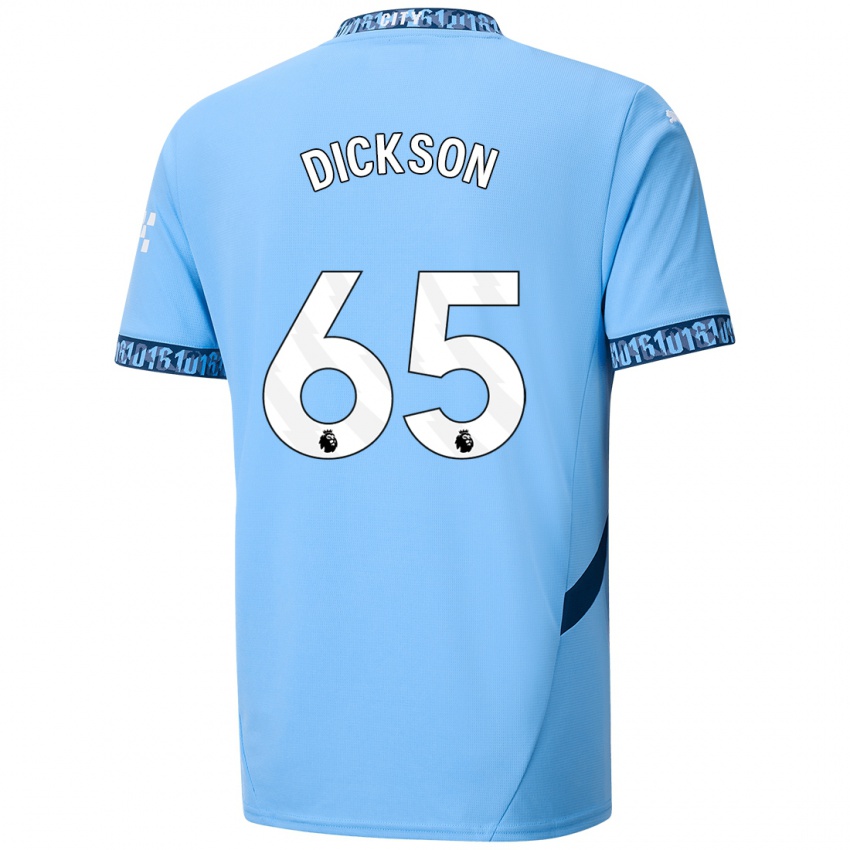 Kinder Will Dickson #65 Marineblau Heimtrikot Trikot 2024/25 T-Shirt