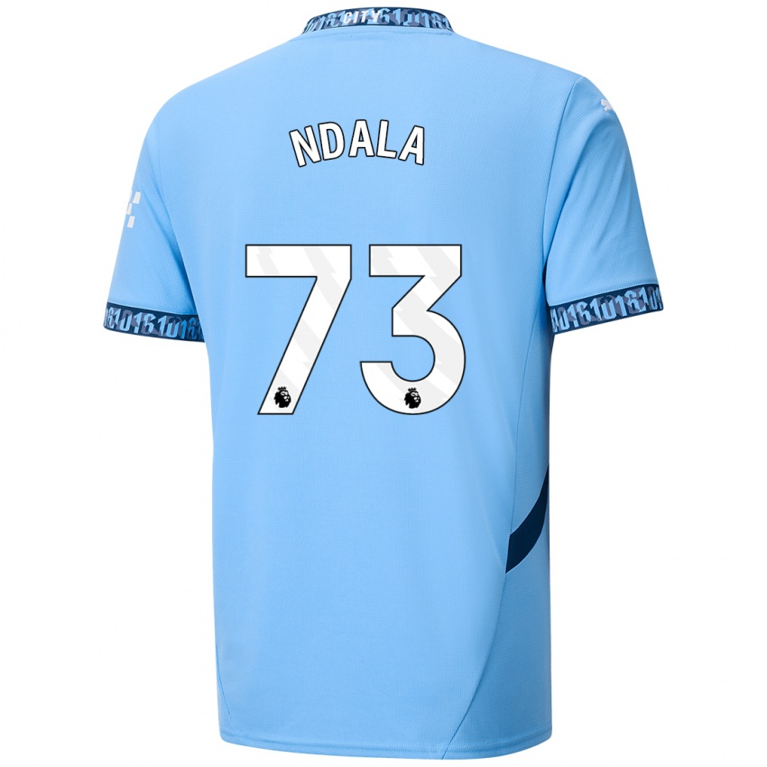 Kinder Joel Ndala #73 Marineblau Heimtrikot Trikot 2024/25 T-Shirt