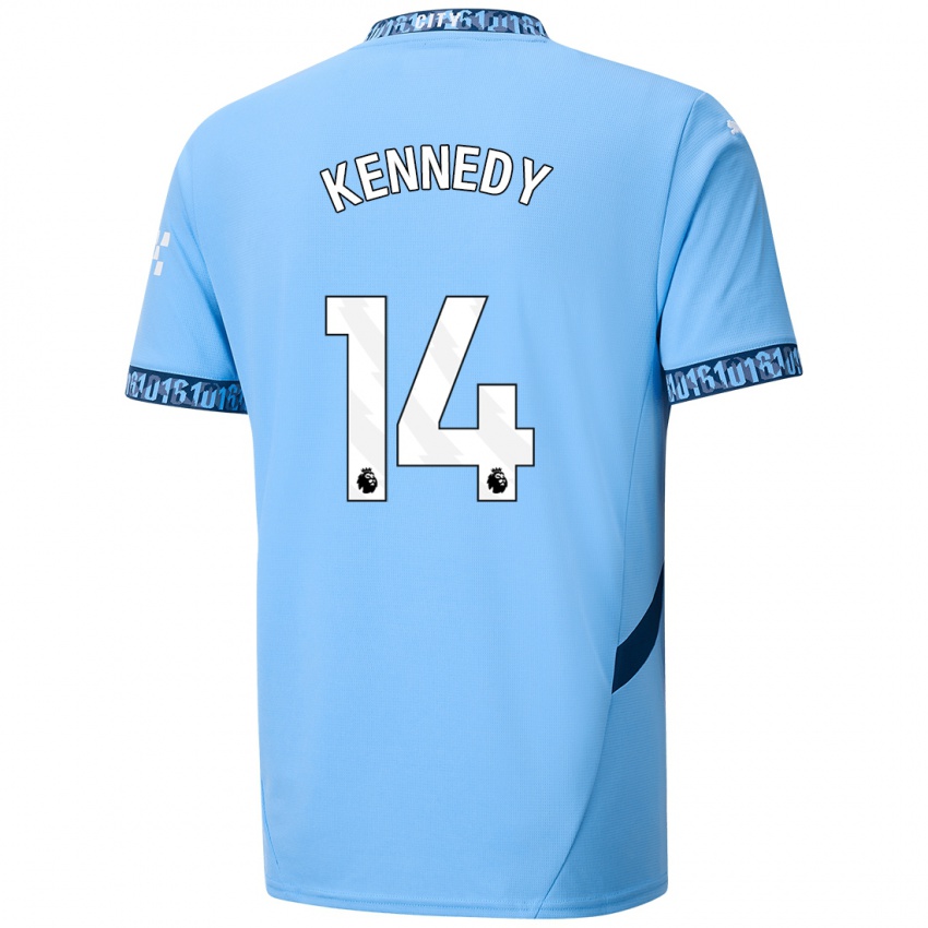 Kinder Alanna Kennedy #14 Marineblau Heimtrikot Trikot 2024/25 T-Shirt