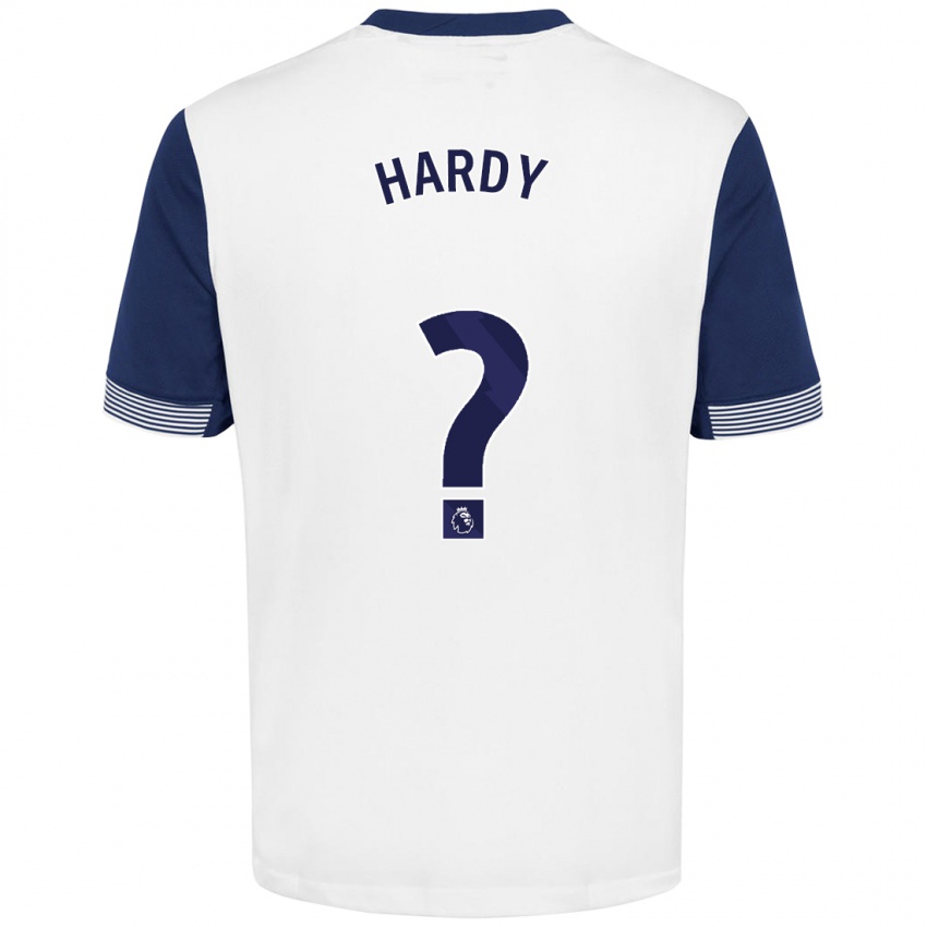 Kinder Malachi Hardy #0 Weiß Blau Heimtrikot Trikot 2024/25 T-Shirt