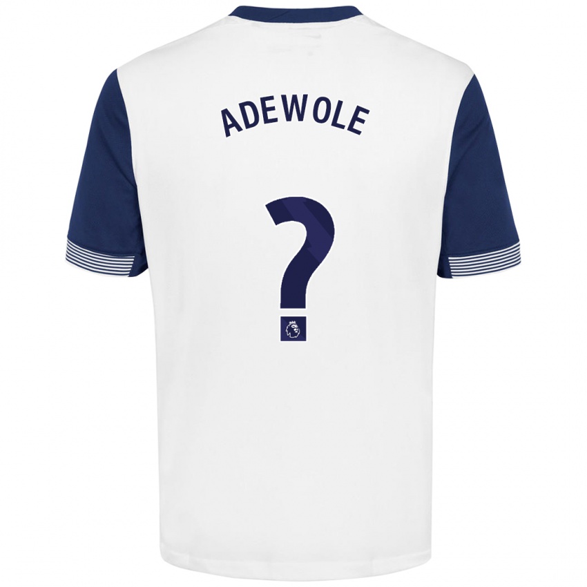 Kinder Miracle Adewole #0 Weiß Blau Heimtrikot Trikot 2024/25 T-Shirt