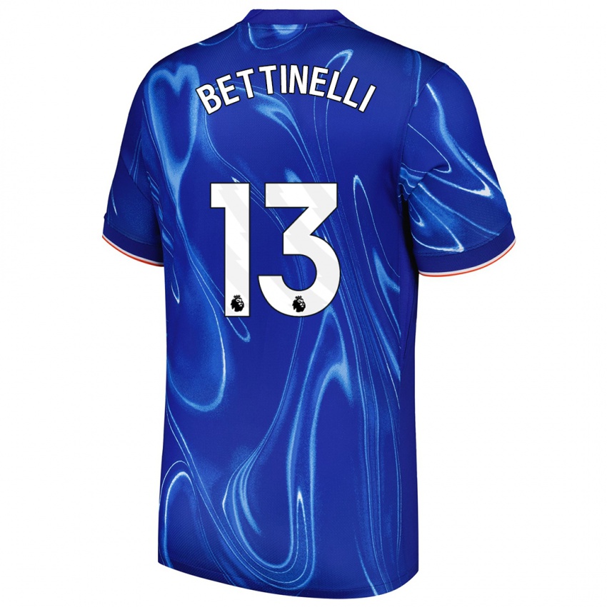 Kinder Marcus Bettinelli #13 Blau Weiß Heimtrikot Trikot 2024/25 T-Shirt